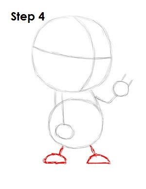 Draw Kick Buttowski Step 4