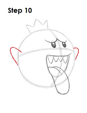 Draw King Boo 10