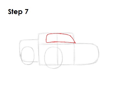 Draw Lightning McQueen Step 7