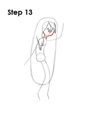 Draw Marceline Step 13