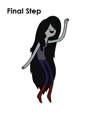 Draw Marceline Last Step