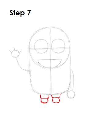 How to Draw a Minion Step 7