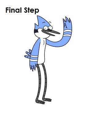  Draw Mordecai Final Step