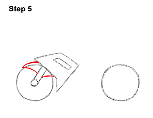 How to Draw Cartoon Sport Bike Motorcycle 5