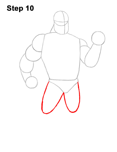 How to Draw Mr. Incredible Bob Parr 10