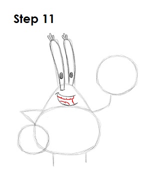 Draw Mr Krabs 11