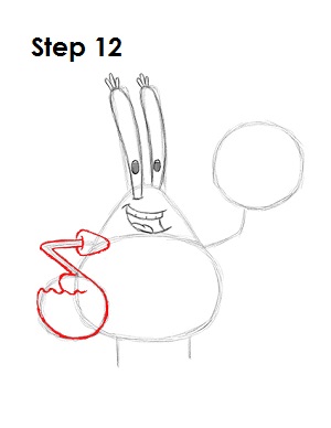 Draw Mr Krabs 12