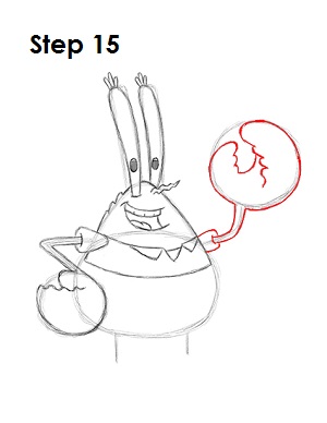 Draw Mr Krabs 15