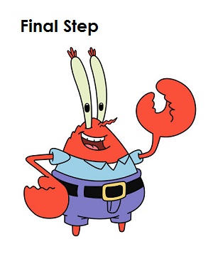 Draw Mr Krabs