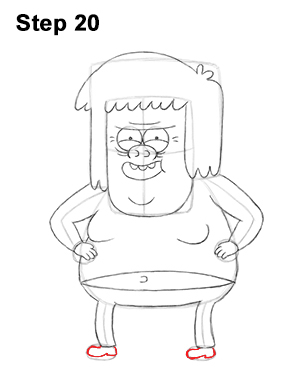 Draw Muscle Man Regular Show 20