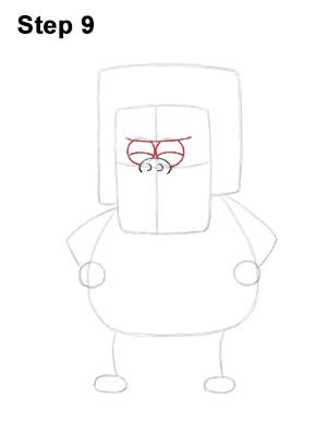 Draw Muscle Man Regular Show 9