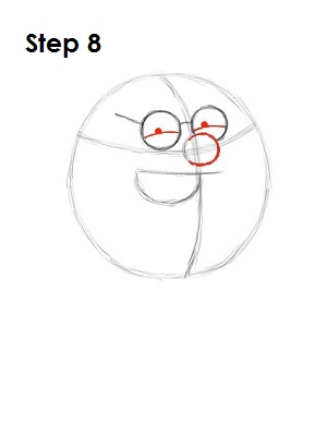 How to Draw Peter Griffin Step 8