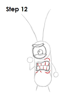 Draw Plankton Spongebob 12