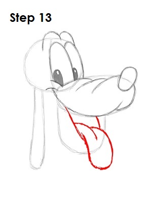 Draw Pluto Step 13