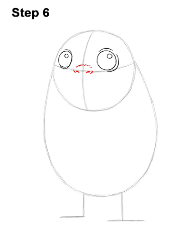 How to Draw Cute Porg Star Wars Episode VIII Last Jedi 6