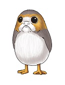 How to Draw Porg Star Wars Last Jedi