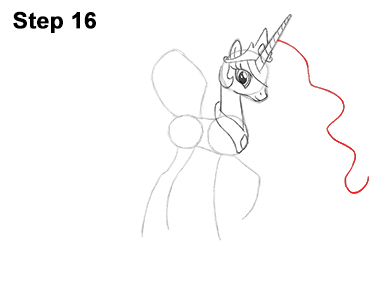 Draw Princess Celestia 16