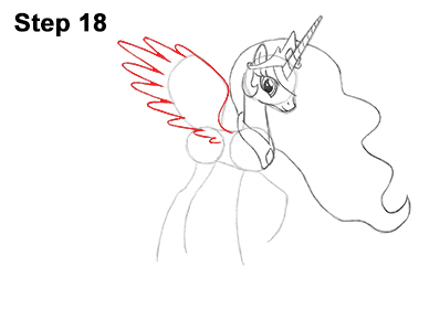 Draw Princess Celestia 18