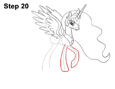 Draw Princess Celestia 20