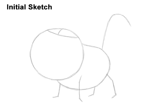 How to Draw Pumbaa Pumba Pig Warthog Lion King Disney Initial Guides