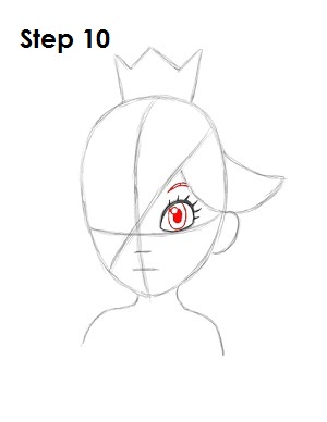  Draw Rosalina Step 10