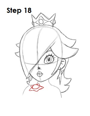  Draw Rosalina Step 18