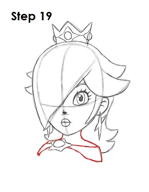  Draw Rosalina Step 19