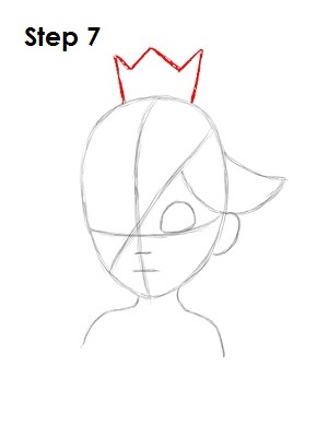  Draw Rosalina Step 7