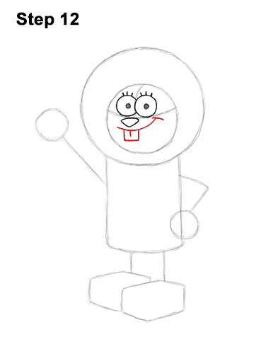 How to Draw Sandy Cheeks SpongeBob SquarePants 12