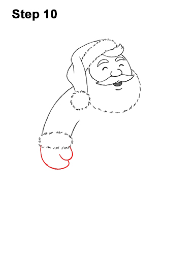 How to Draw Santa Claus Christmas Full Body 10