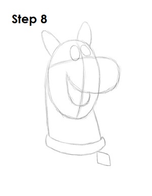 How to Draw Scooby-Doo Step 8