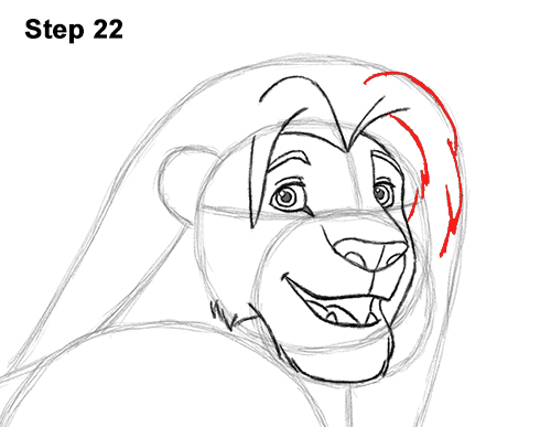 How to Draw Simba from the Lion King - Really Easy Drawing Tutorial