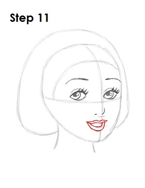 How to Draw Snow White Step 11