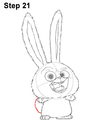 Draw Snowball Secret Life of Pets 21