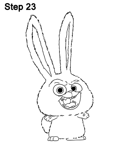 Draw Snowball Secret Life of Pets 23