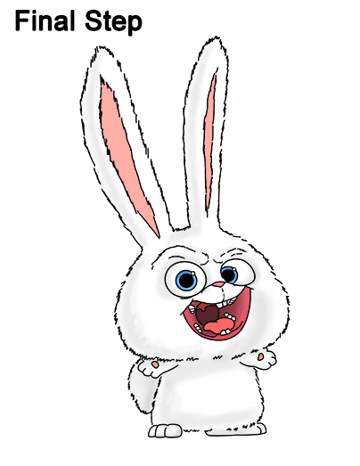 Draw Snowball Secret Life of Pets