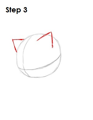 How to Draw Sonic X Step 3