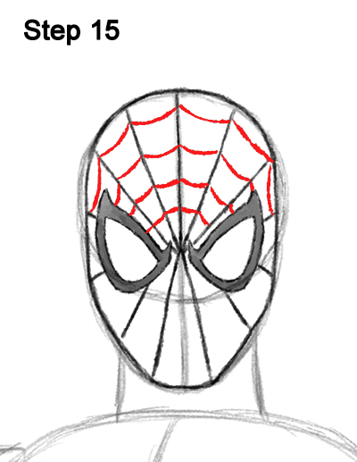 Draw Spider-Man Body 15