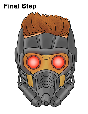 Draw Star-Lord