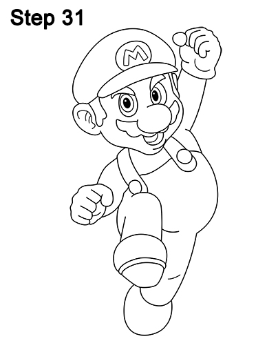 Draw Super Mario Bros. Nintendo 31