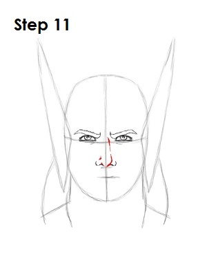 Draw Thor Step 11