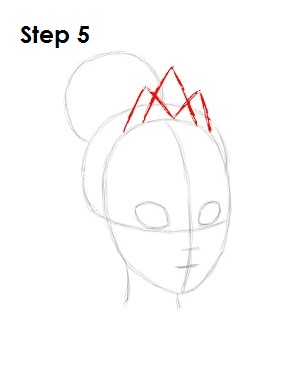 How to Draw Tiana Step 5