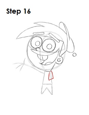 Draw Timmy Turner Step 16