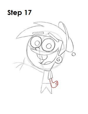 Draw Timmy Turner Step 17