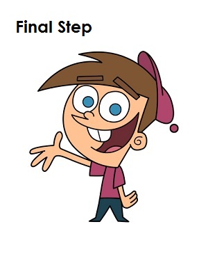 Draw Timmy Turner Final Step