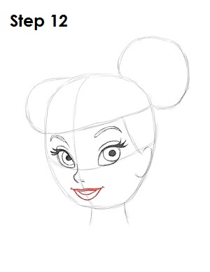 Draw Tinkerbell Step 12