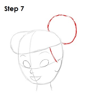 Draw Tinkerbell Step 7