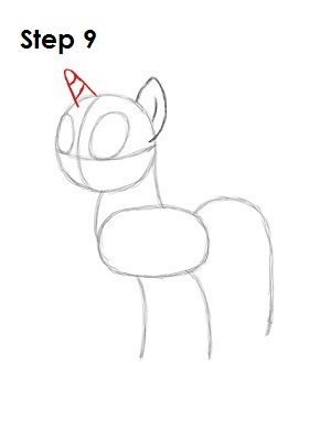 Draw Twilight Sparkle Step 9