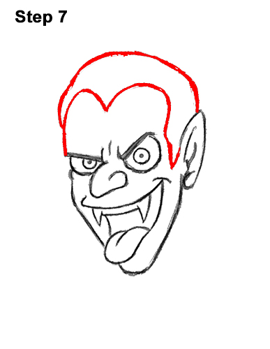 How to Draw Funny Cool Vampire Dracula Halloween 7