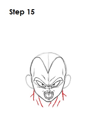 Draw Vegeta 15